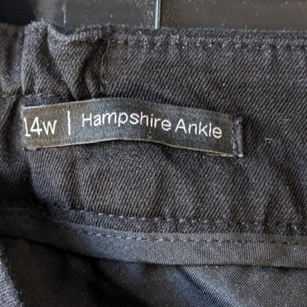 Talbot's women's Hampshire Ankle black pants black size 14W. Office career - Picture 4 of 7